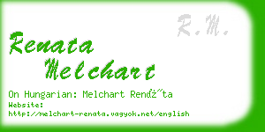 renata melchart business card